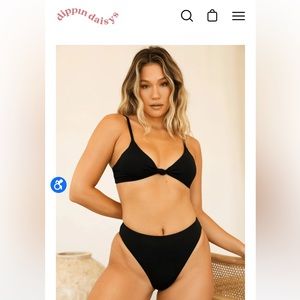 Dippin daisys blank bikini set